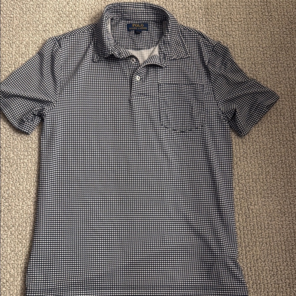 Polo by Ralph Lauren Black and White Polo Shirt